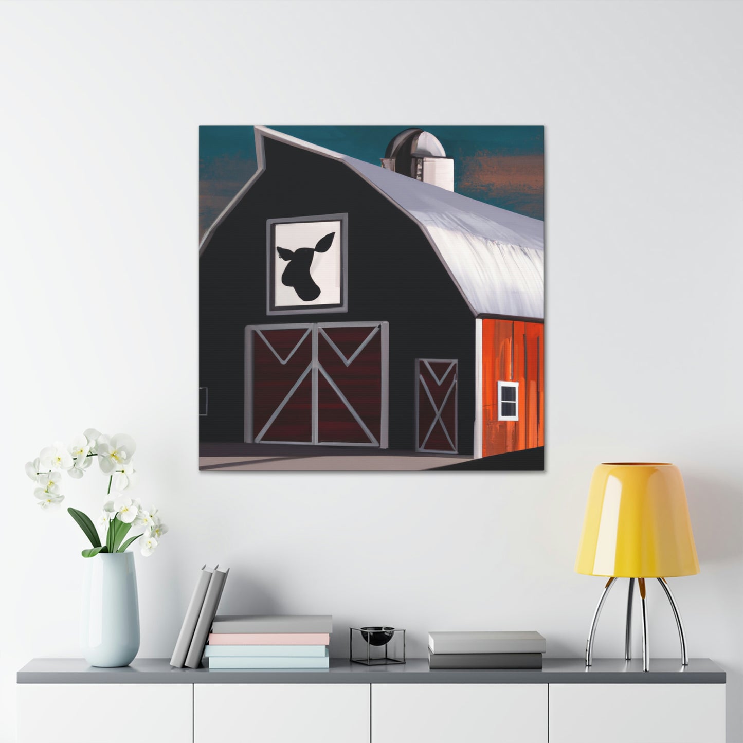 "Barn of Deco Dreams" - Canvas