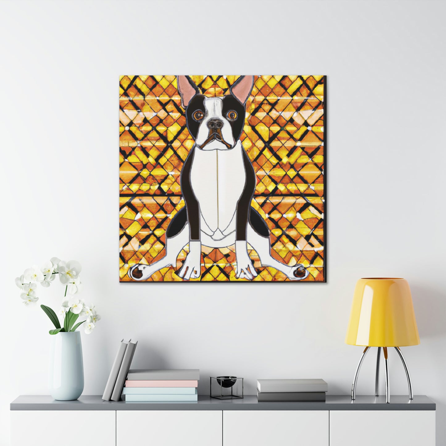 Boston Terrier Bliss - Canvas