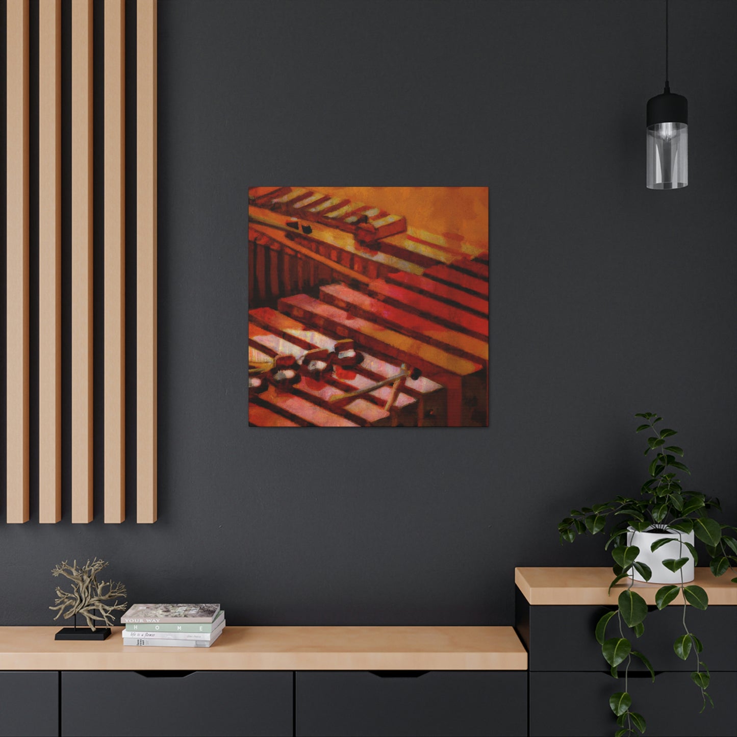 Xylophone in Deco Style - Canvas