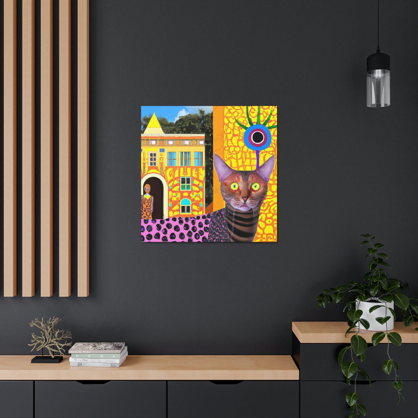 Gilded Abyssinian Monarch - Canvas