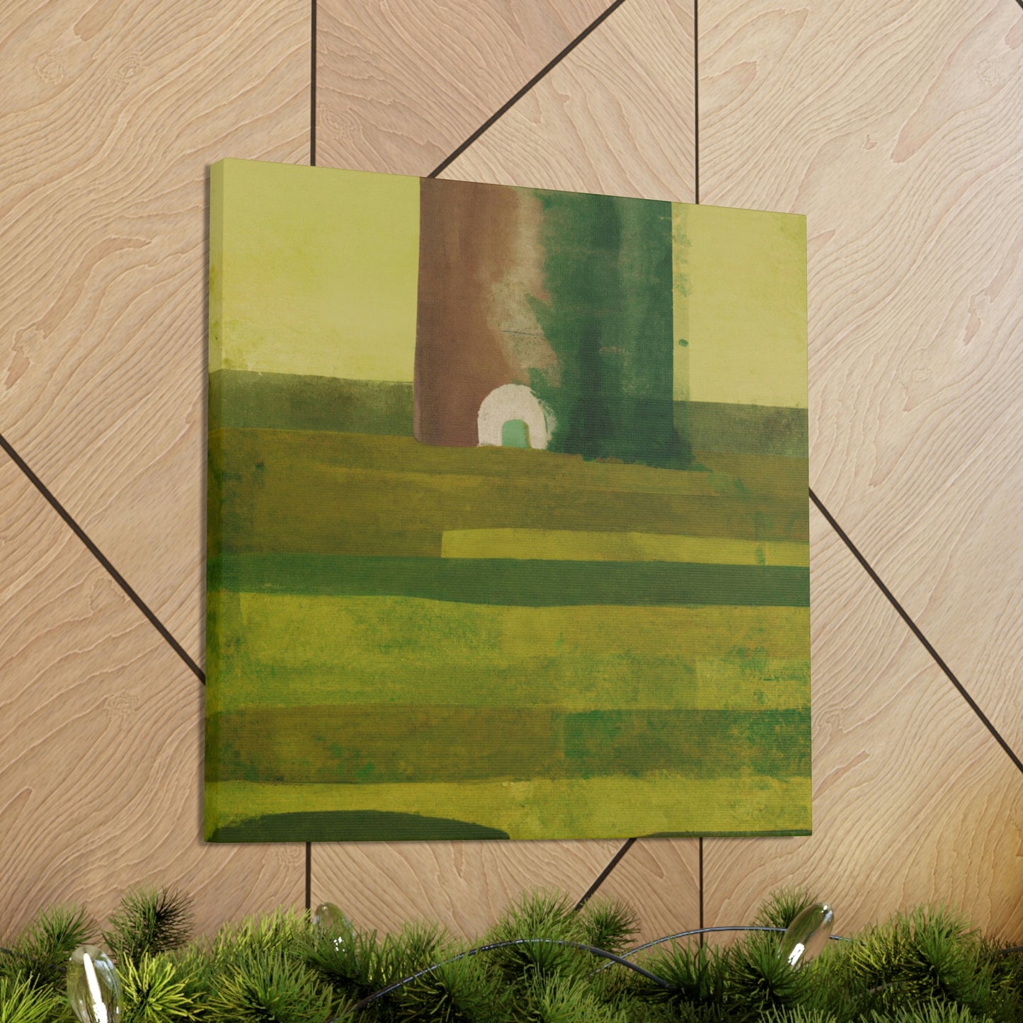 Silo in Reflection - Canvas