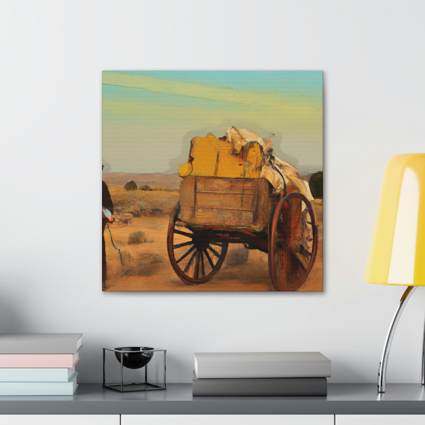 The Chuck Wagon Dance - Canvas