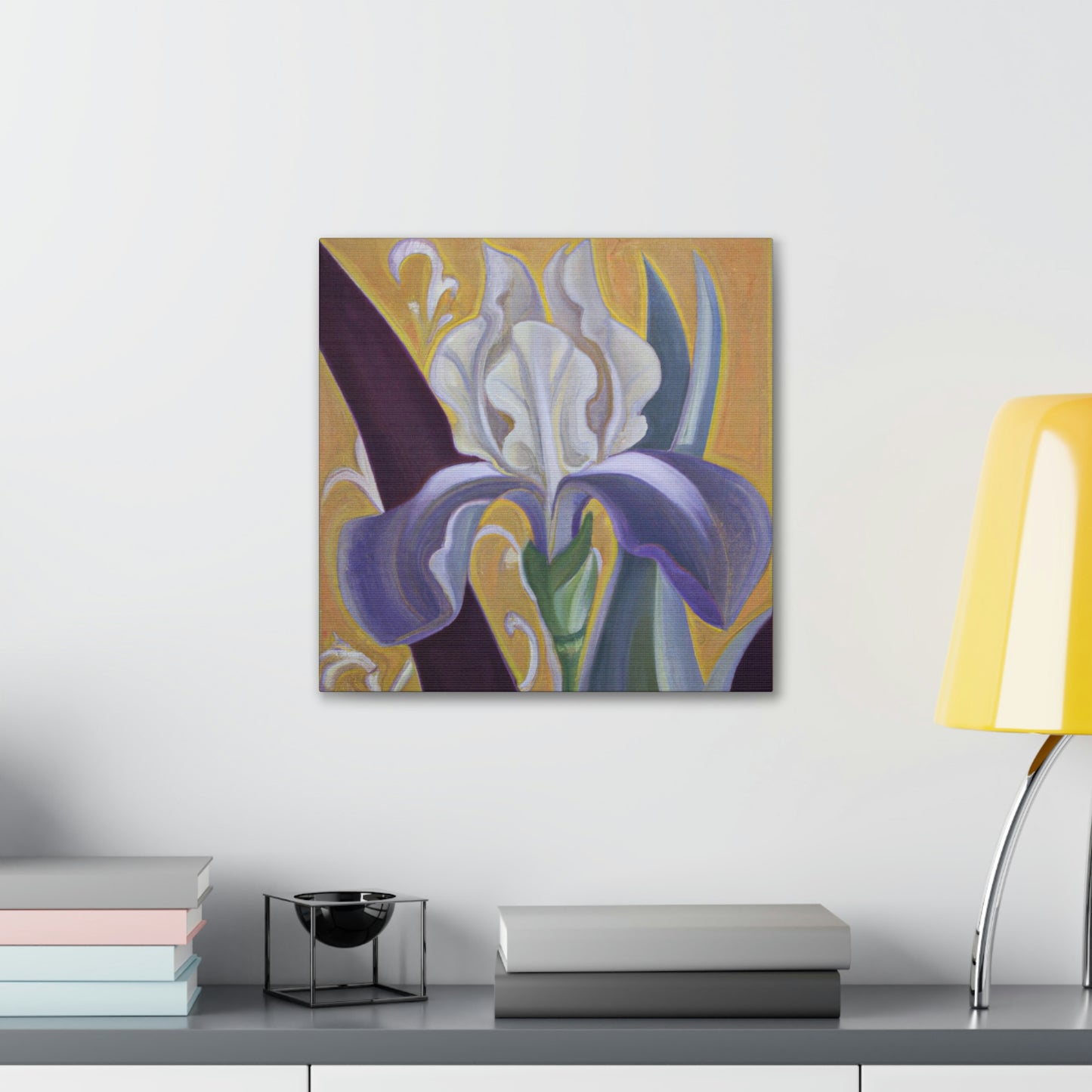 "Iris' Stylized Splendor" - Canvas