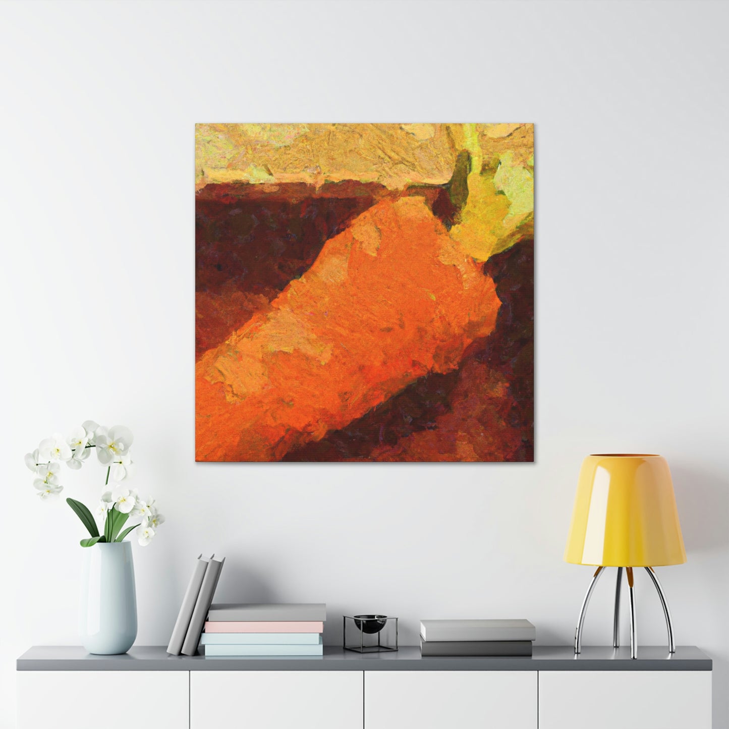 "Carrots amid Chaos" - Canvas