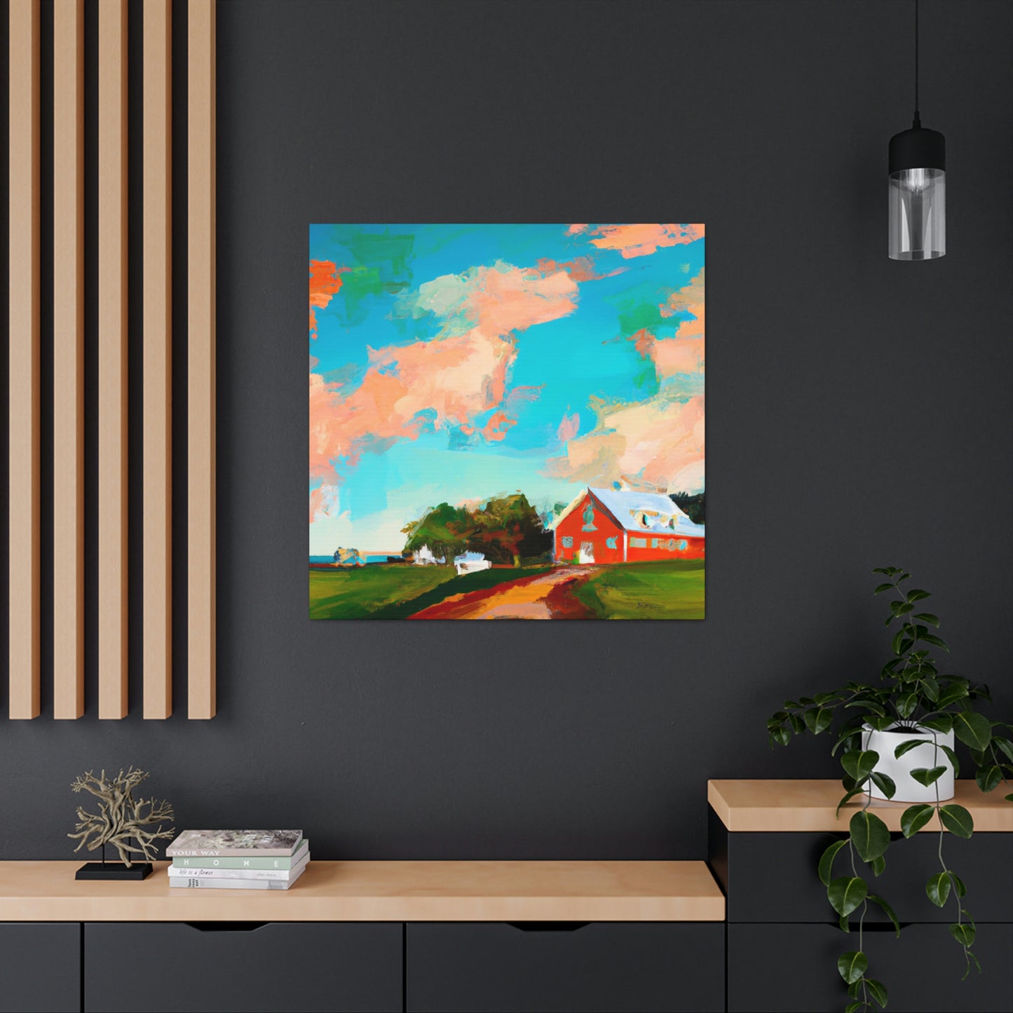 "Homestead at Sunrise" - Canvas