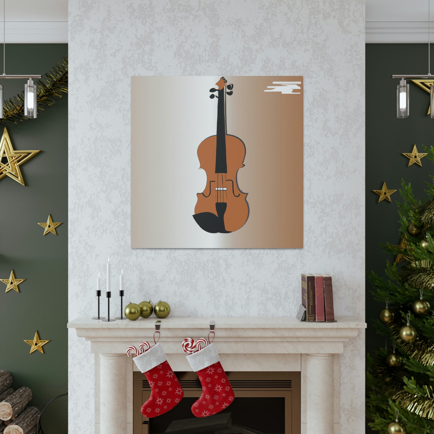 "Violin in Reflection" - Canvas