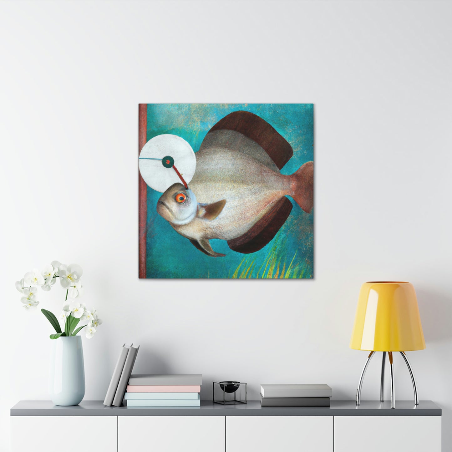 Discus in the Clouds - Canvas