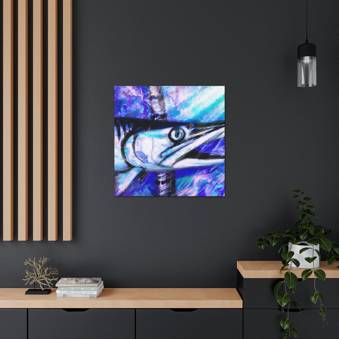 "Barracuda in Expressionism" - Canvas