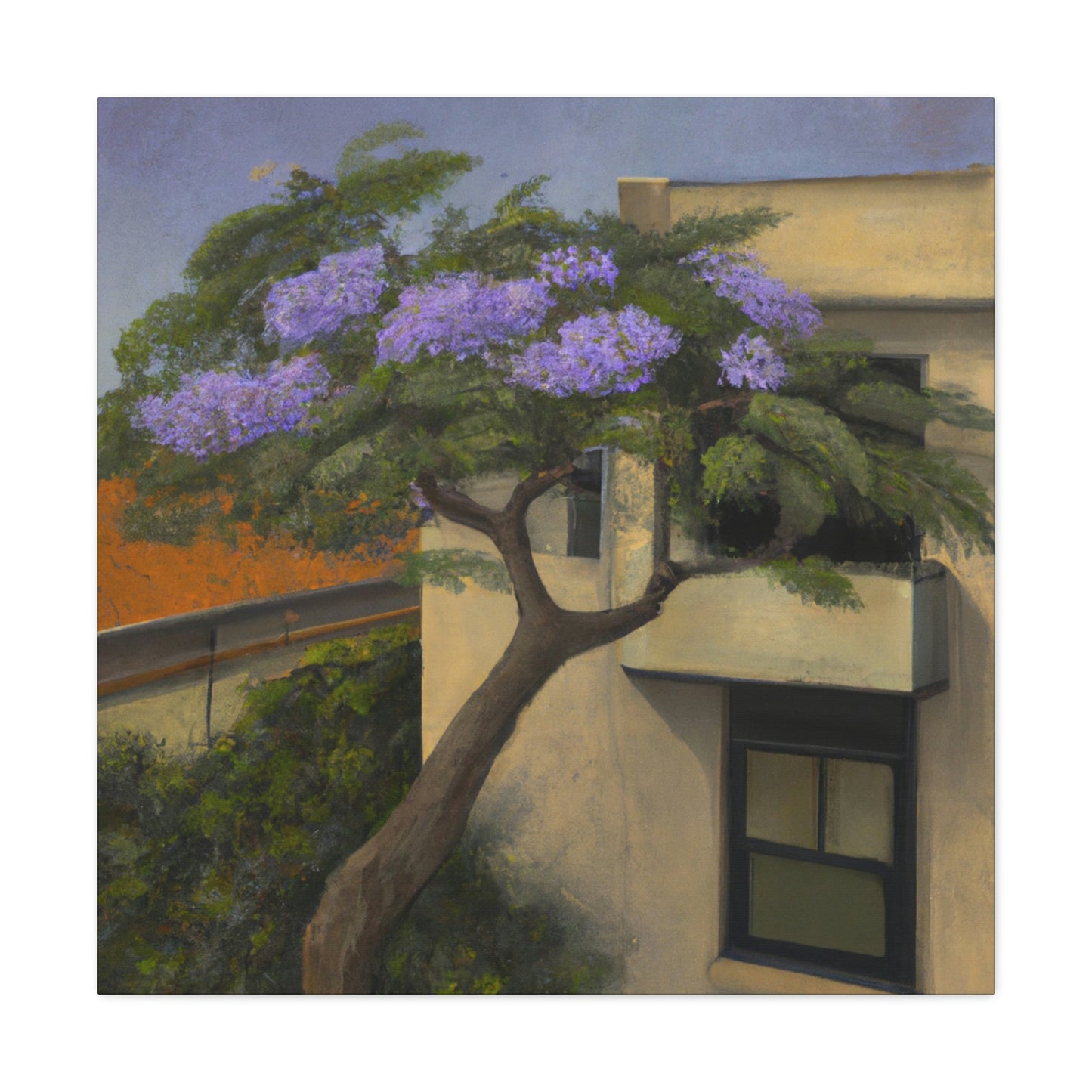 Jacaranda in Expressionism - Canvas