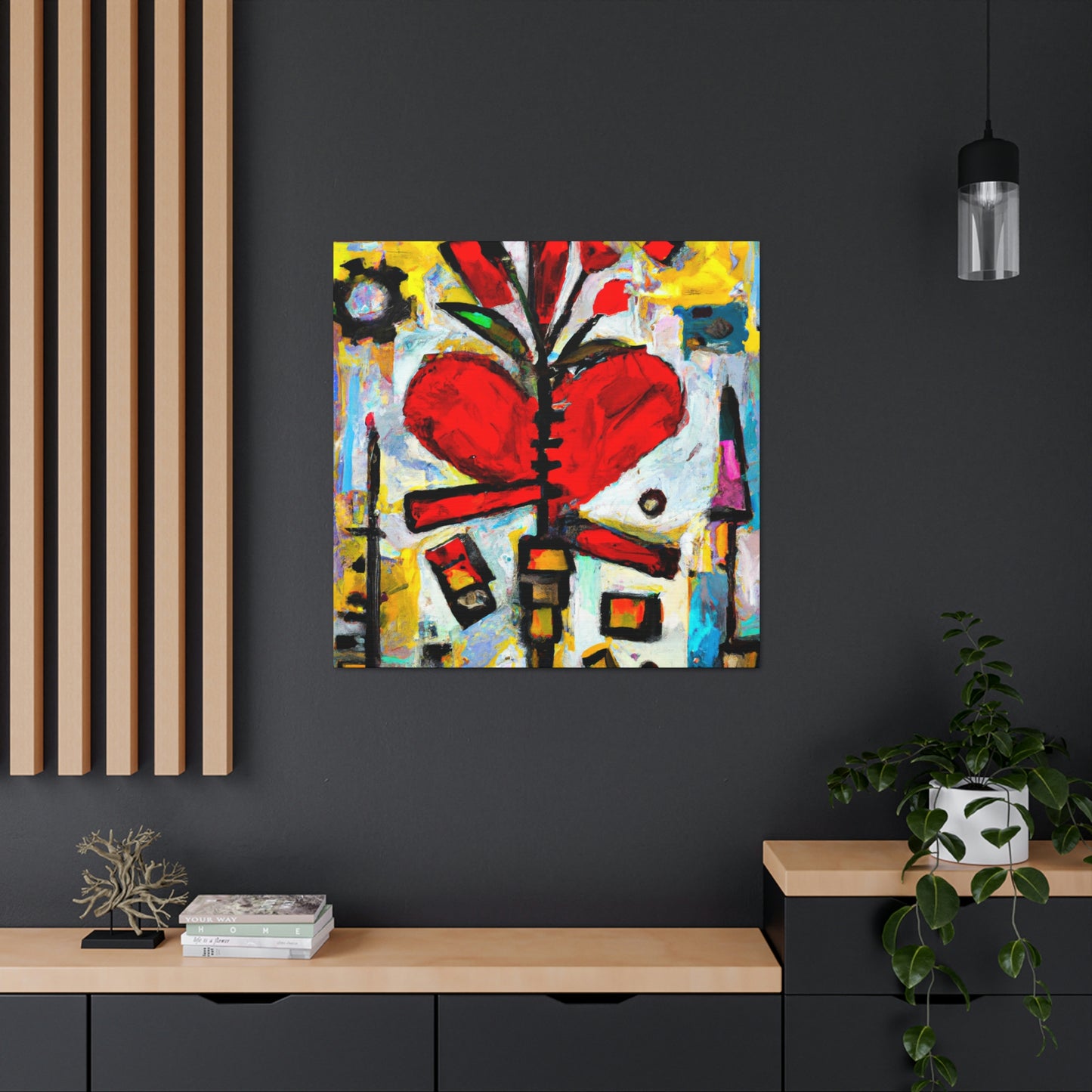 Love Bouquet Embrace - Canvas