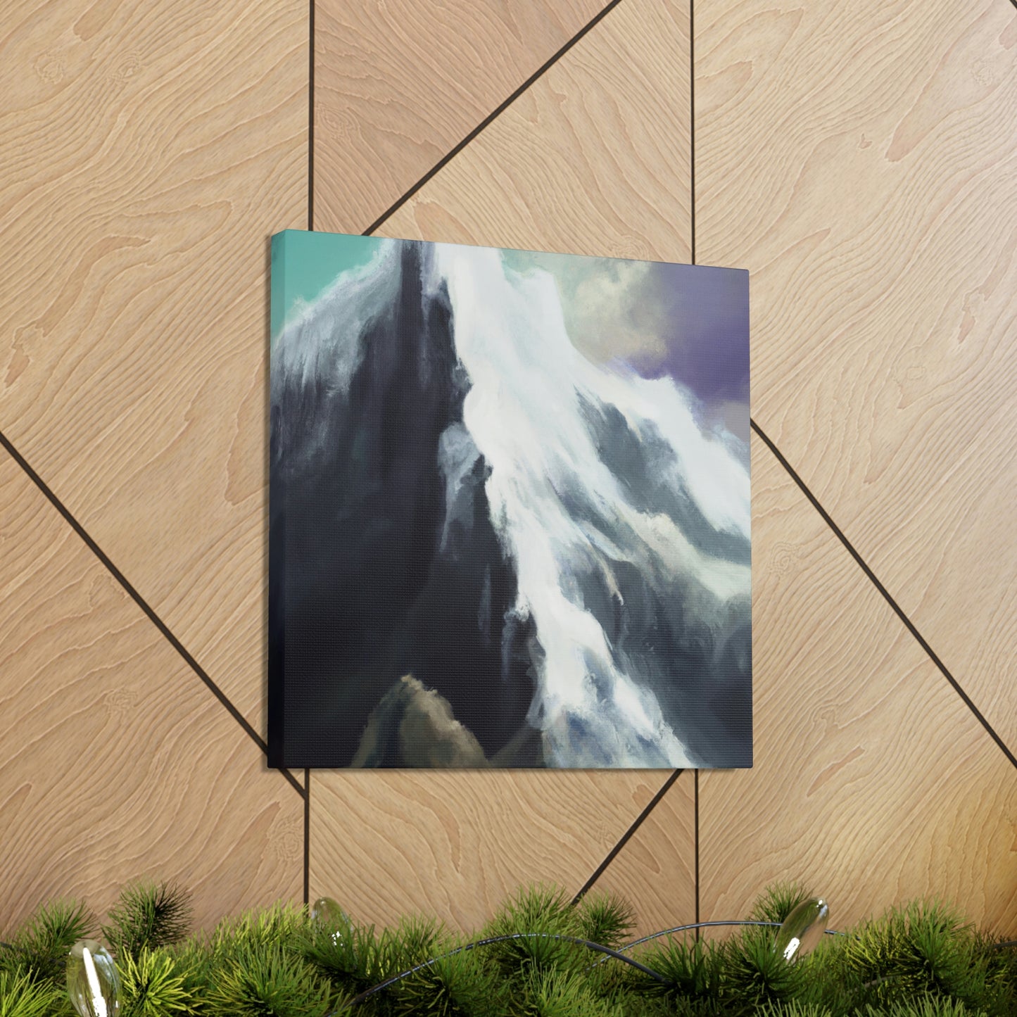 "Snowy Mountain Majesty" - Canvas