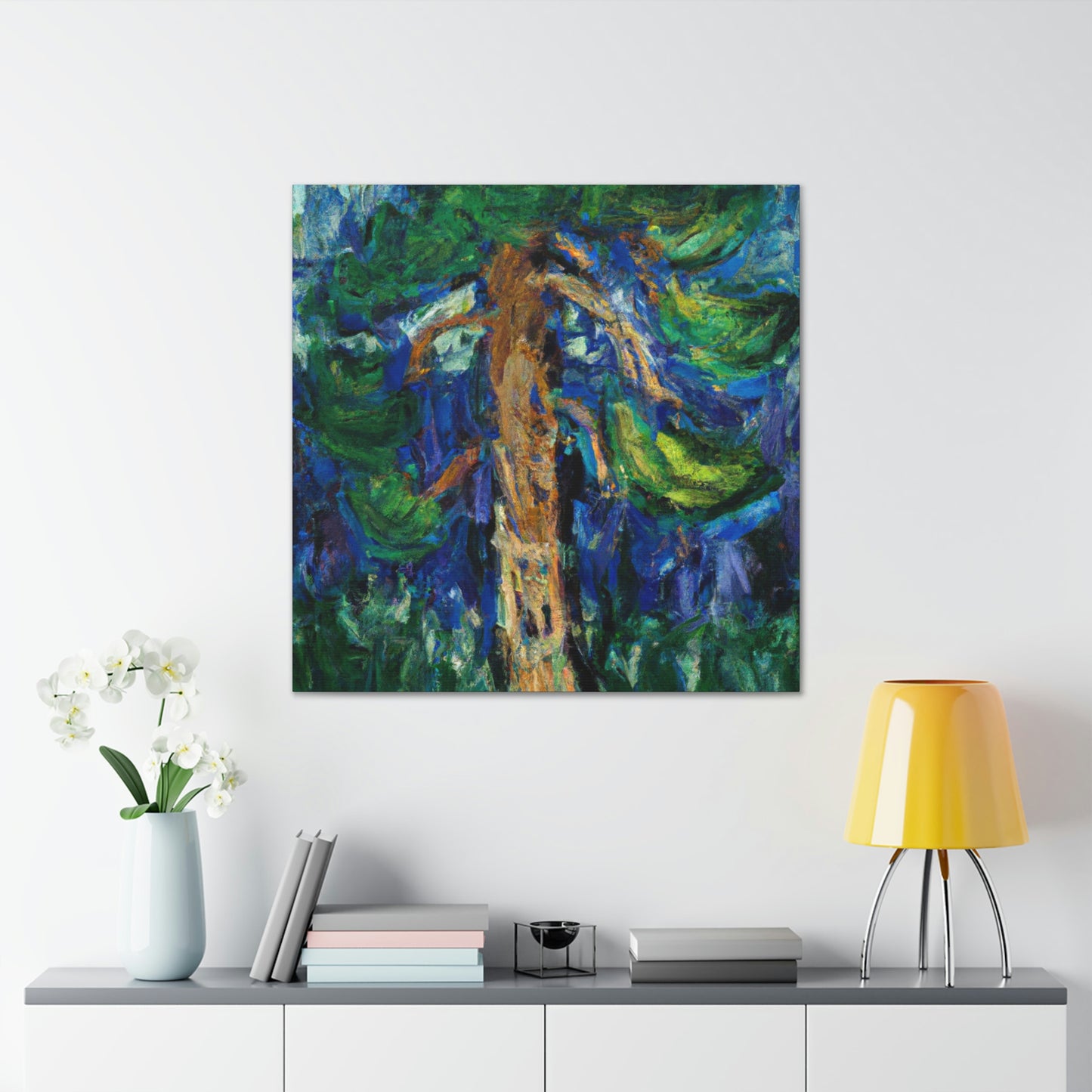 "Pine Tree Lyrical Magic" - Canvas