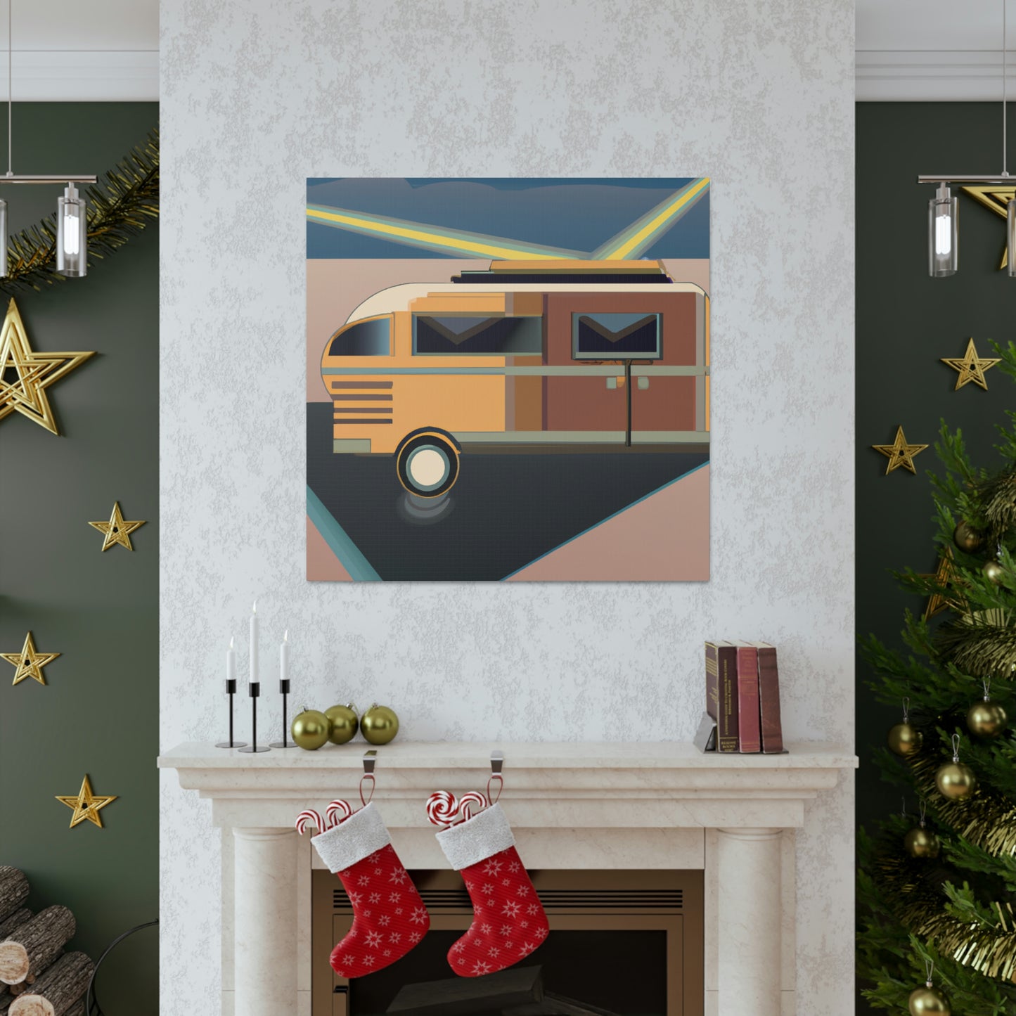 "Camper Van Jubilee" - Canvas