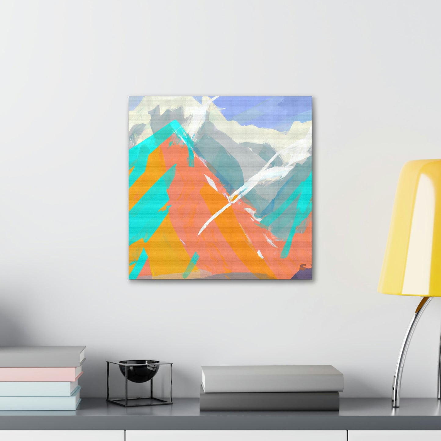 Mountain Abstraction 1940s - Canvas