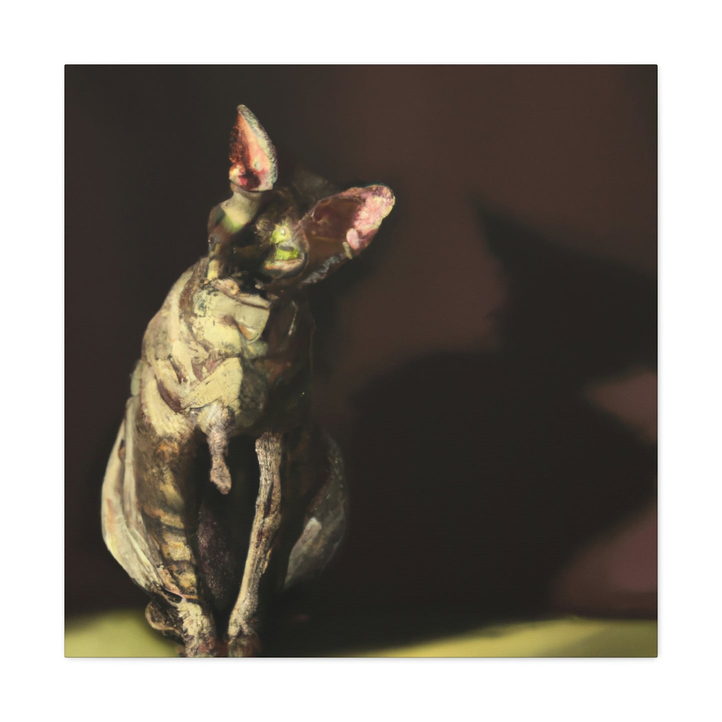 "Devon Rex Minimalism" - Canvas