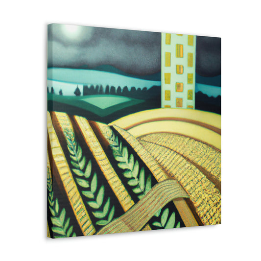 "Tranquil Wheat Harvest" - Canvas