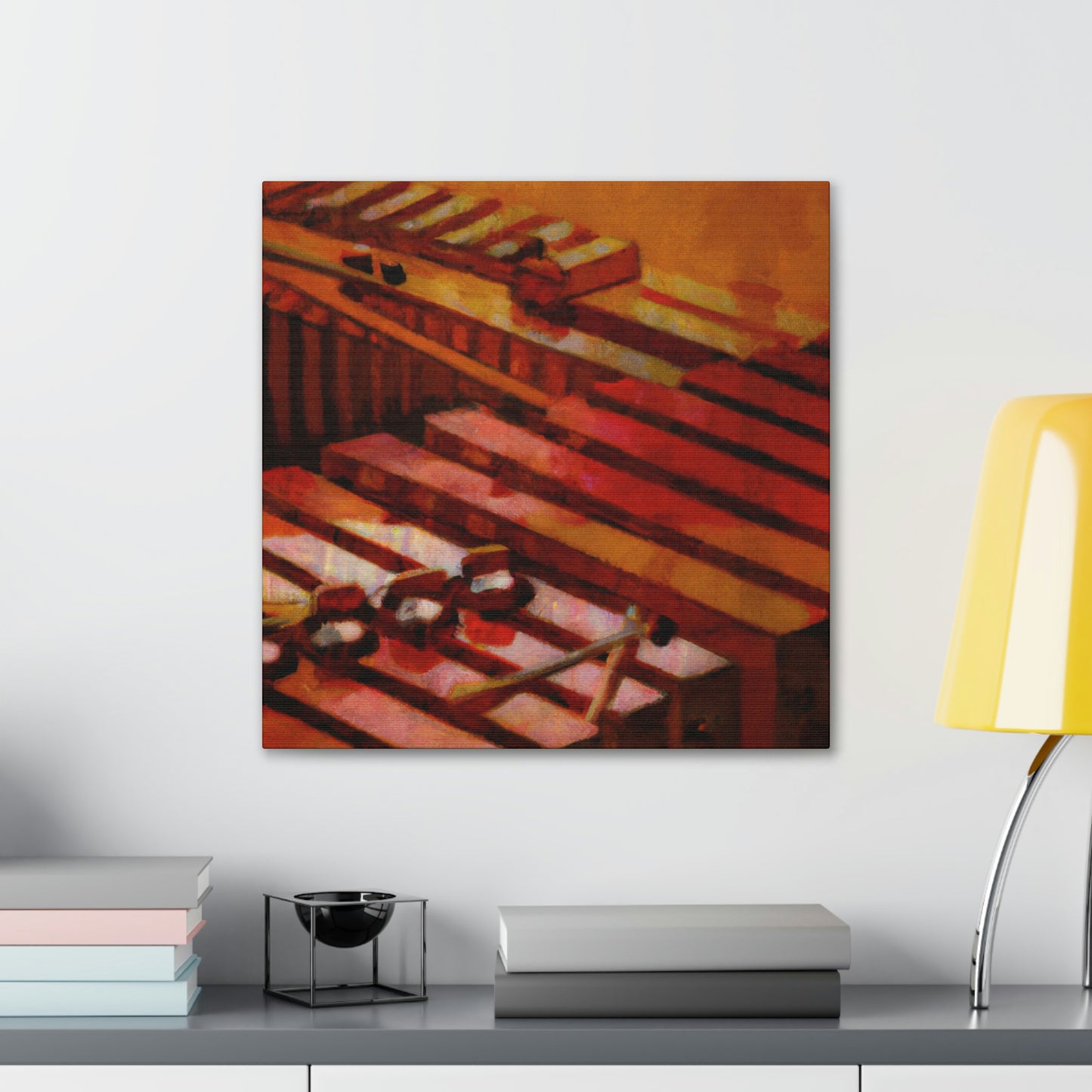 Xylophone in Deco Style - Canvas