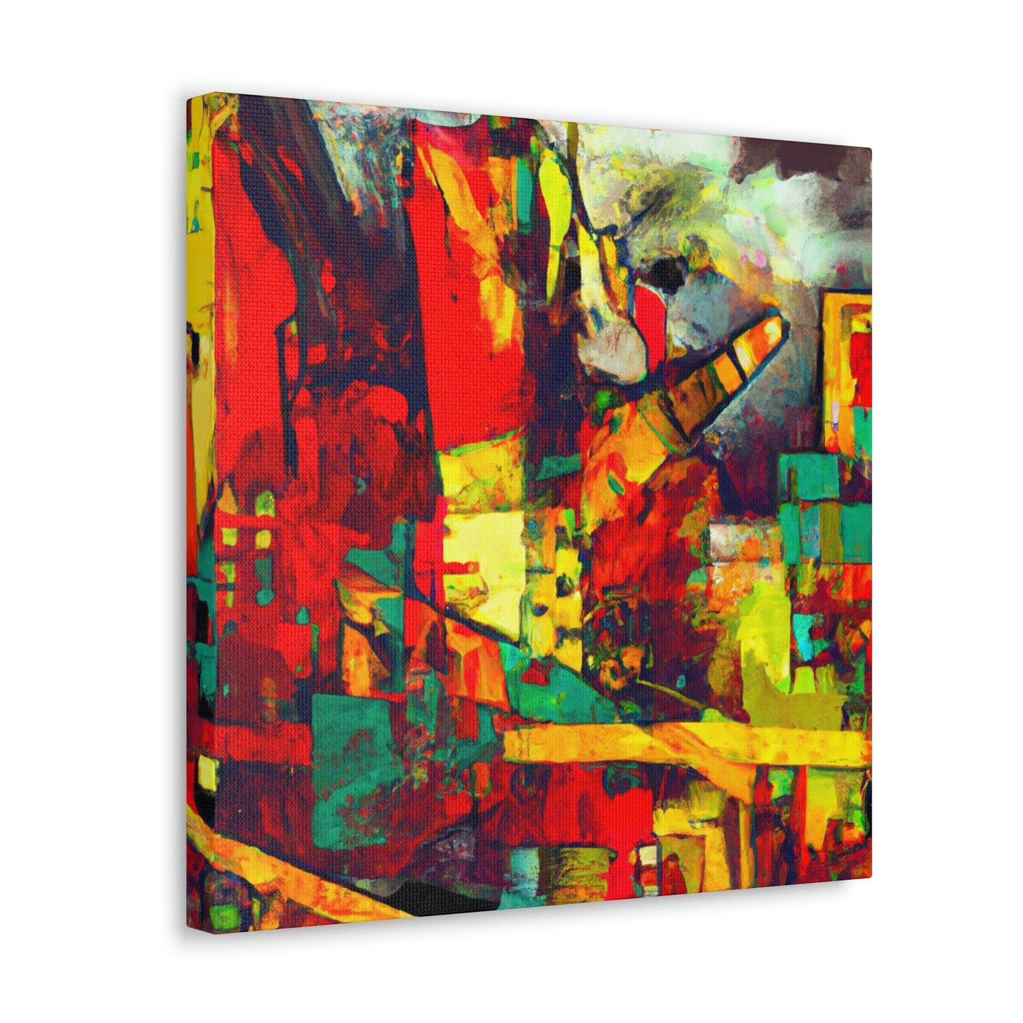 Craftsman in Abstraction - Canvas