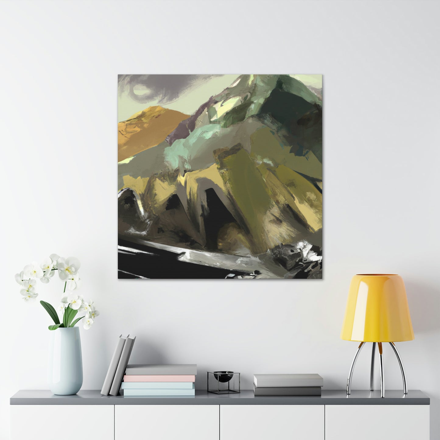 "Mountain Serenity Vision" - Canvas