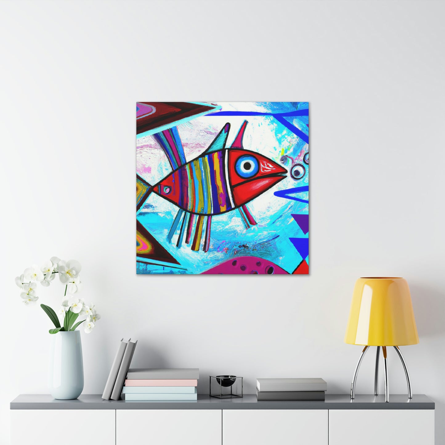 "Fish of the Unseen" - Canvas