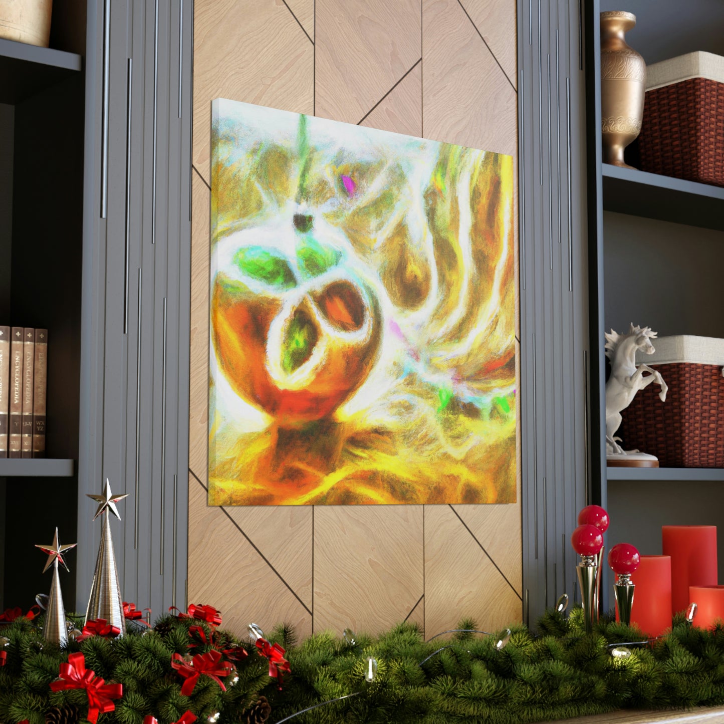 Festive Christmas Ornaments - Canvas