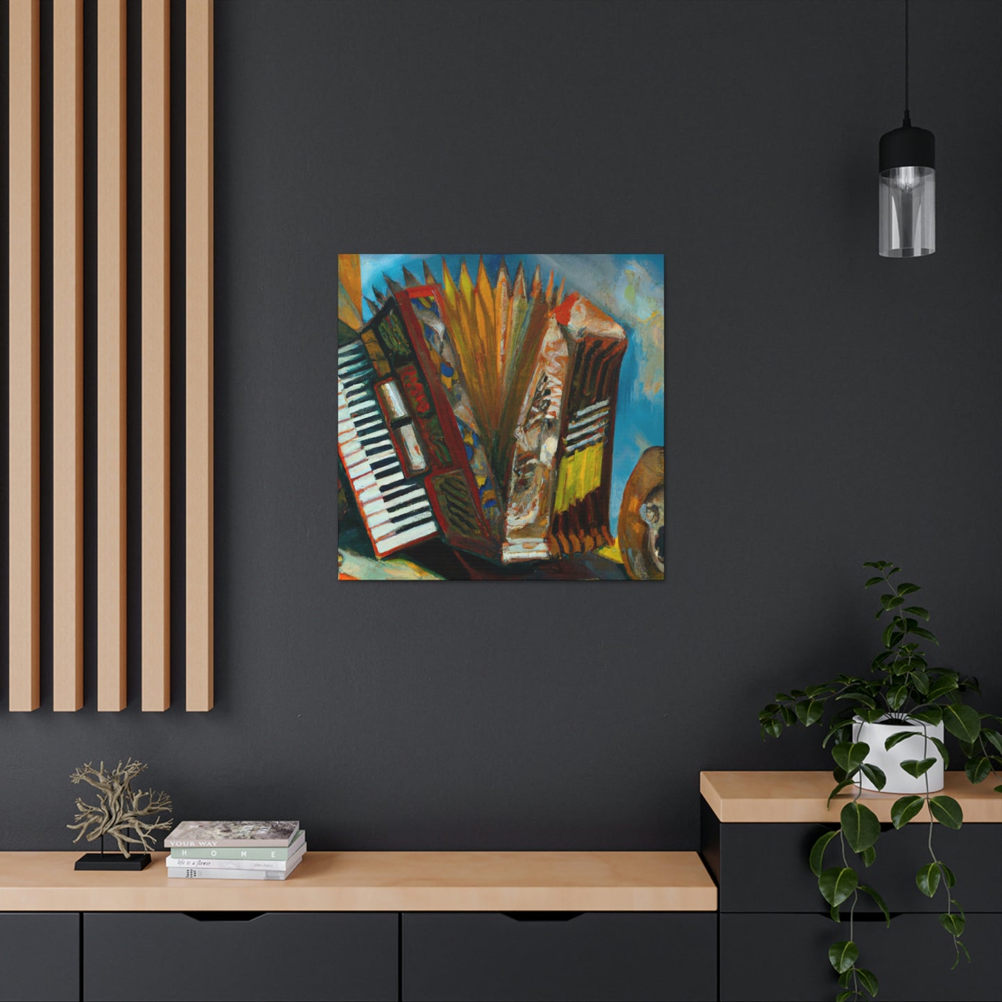 "Accordion in Surreality" - Canvas