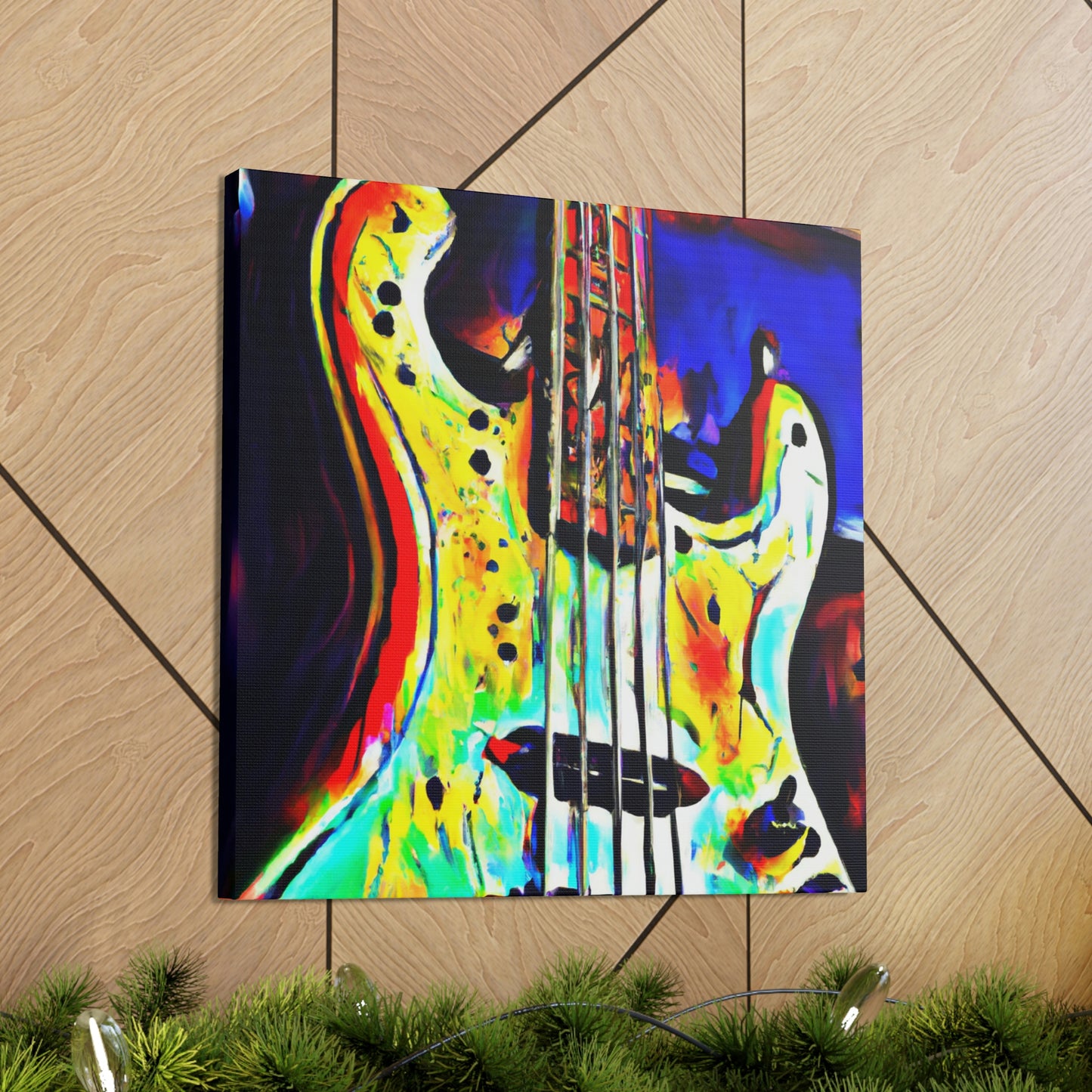 Groove of the Bass - Canvas