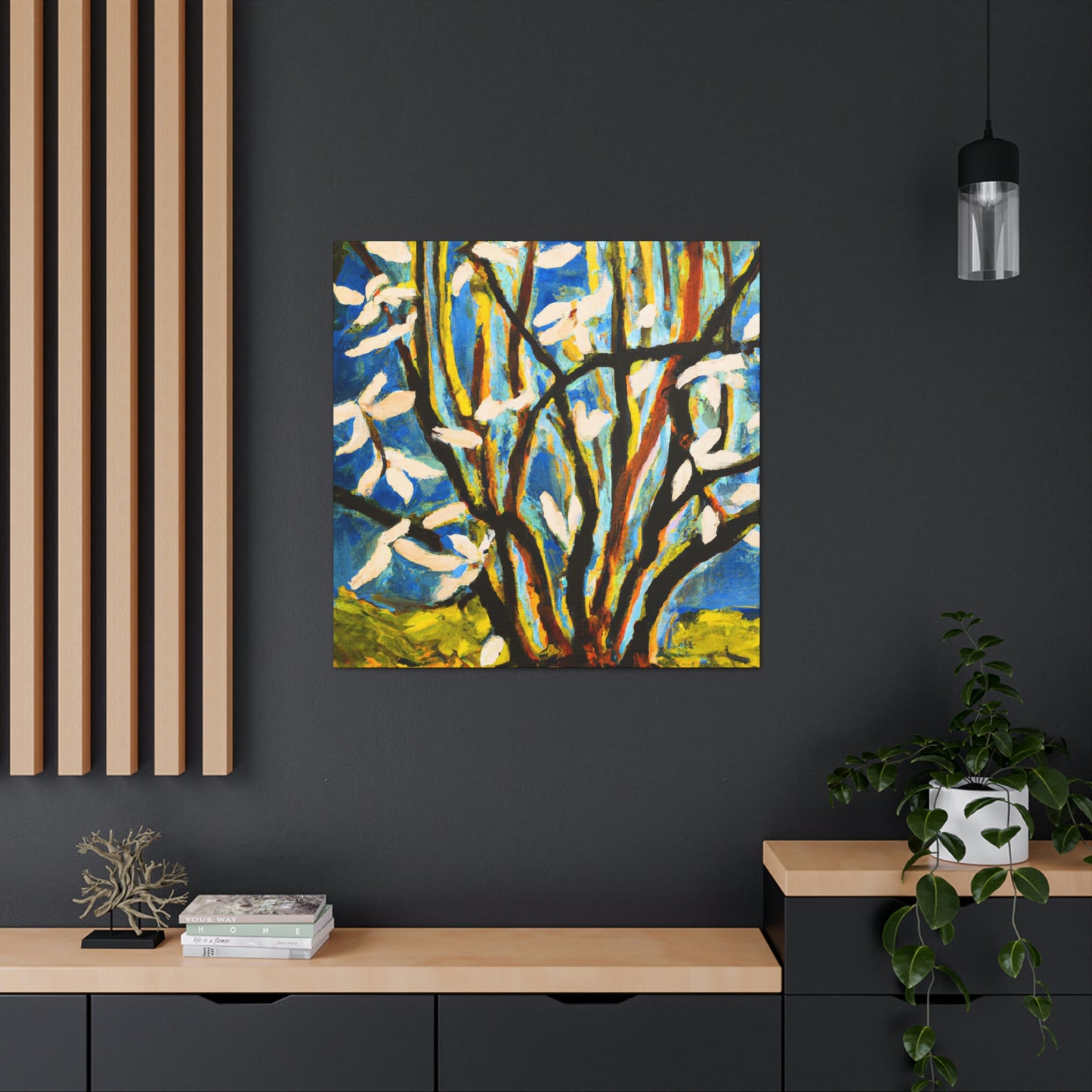 Dogwood in Expressionism - Canvas