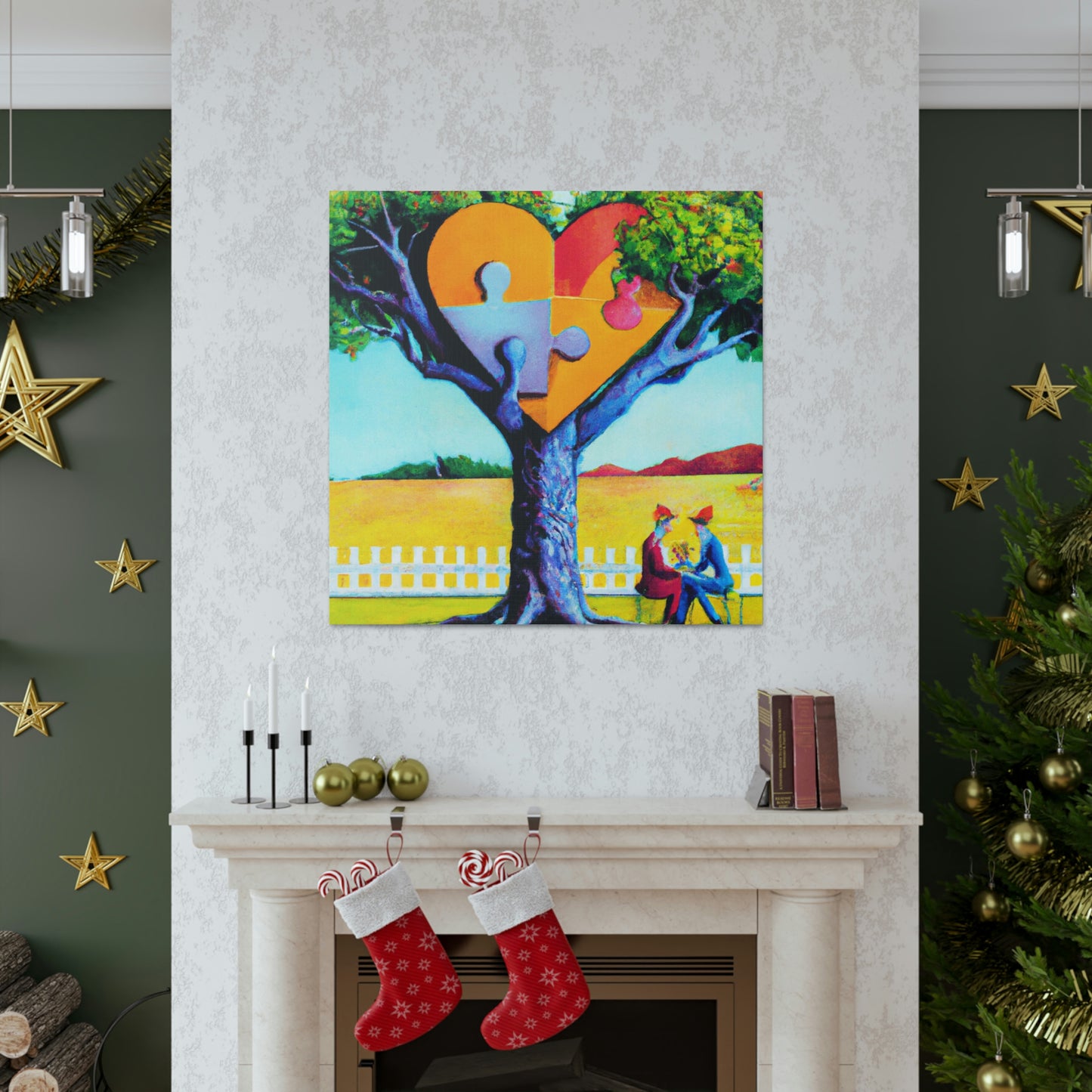 Love Tree in Bloom - Canvas