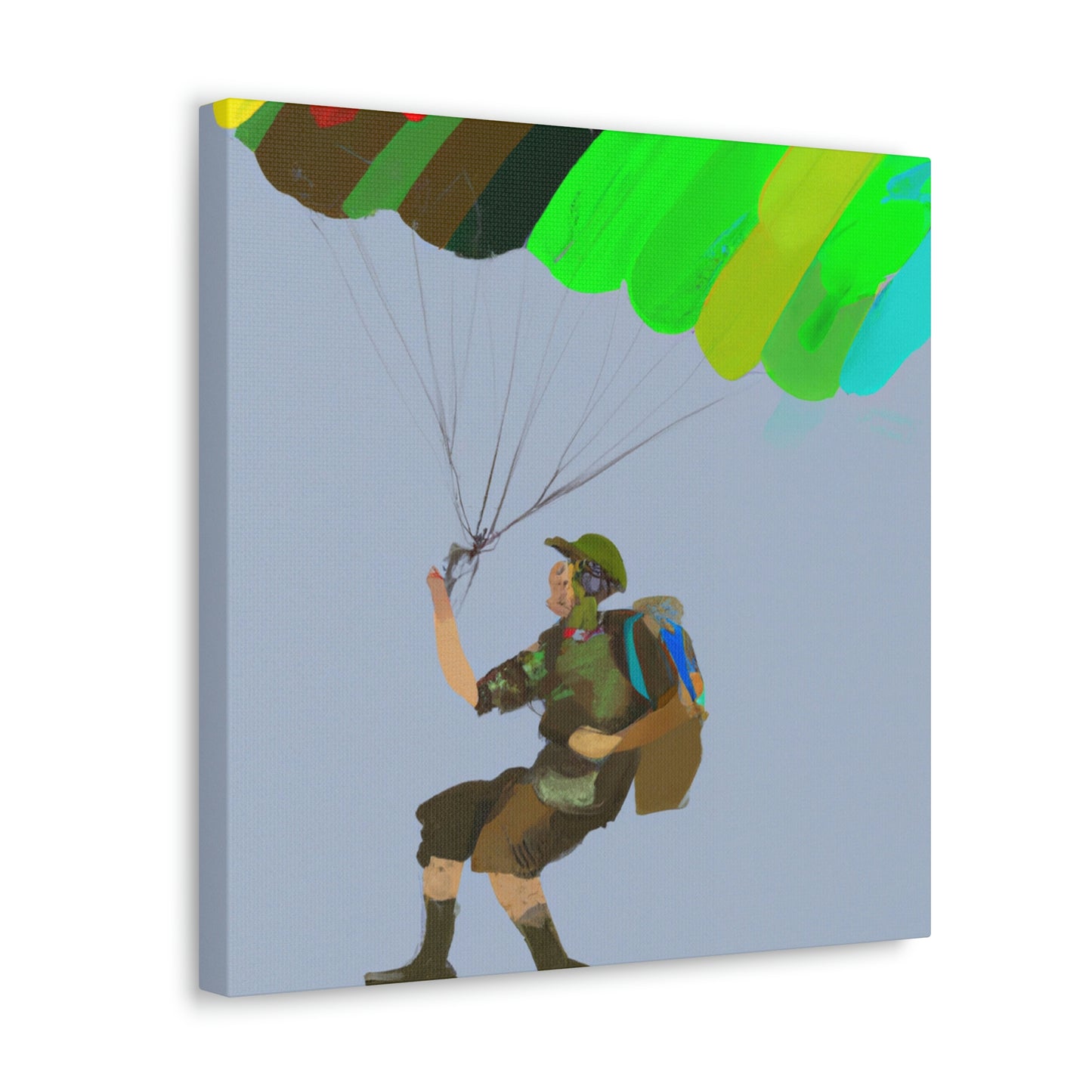 Paratrooper Fauvism Joy - Canvas