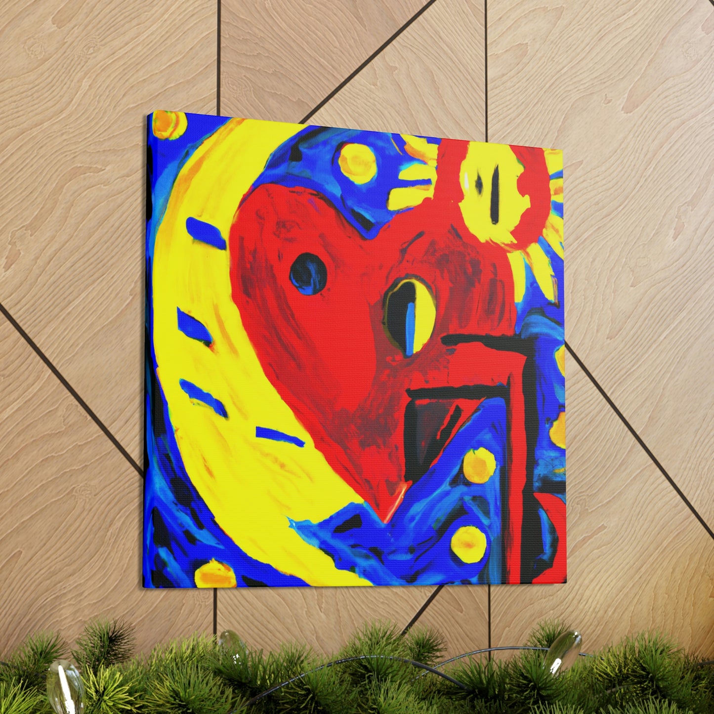 Love's Silver Moon - Canvas