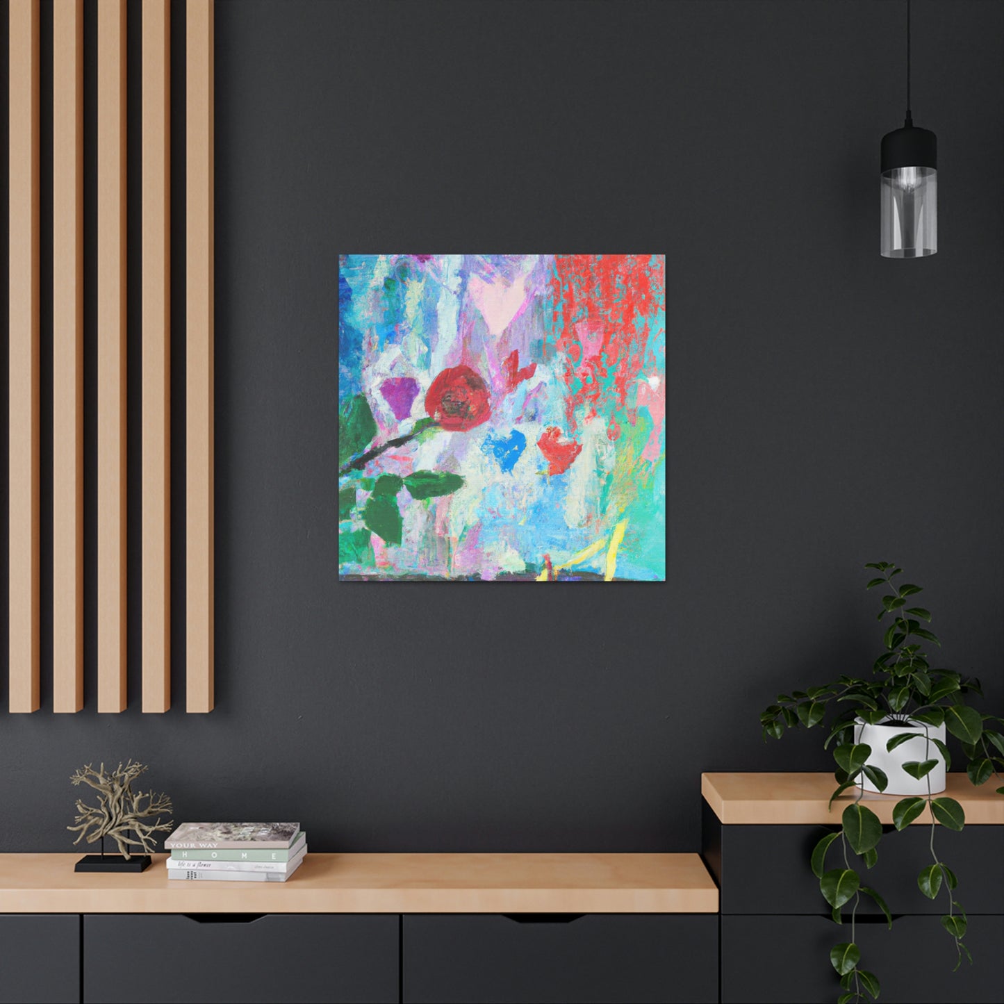 "Love Bouquet Abloom" - Canvas