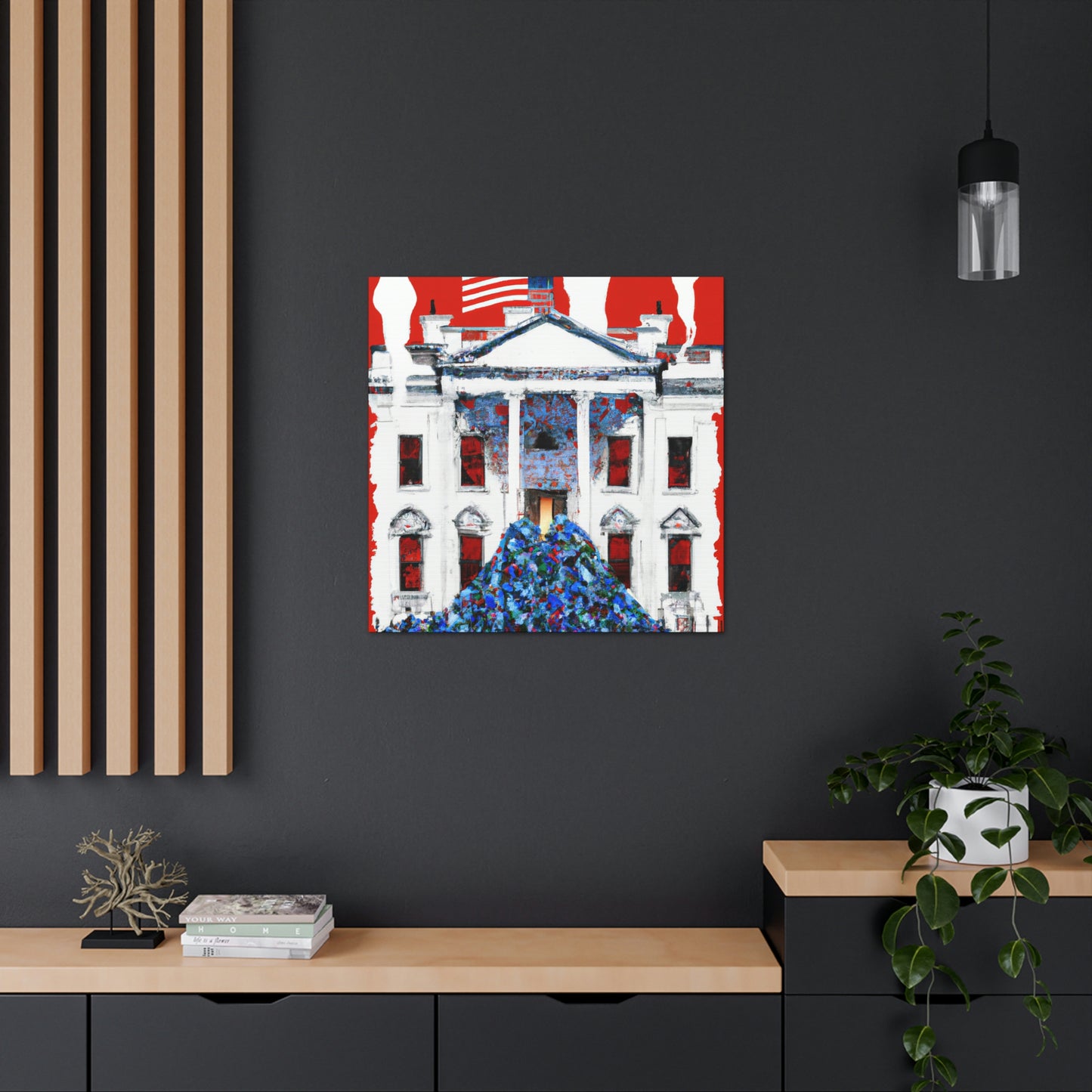 The White House Grandeur - Canvas