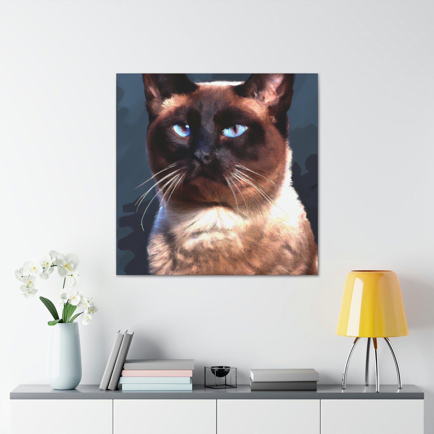 Siamese Sisters Portrait - Canvas