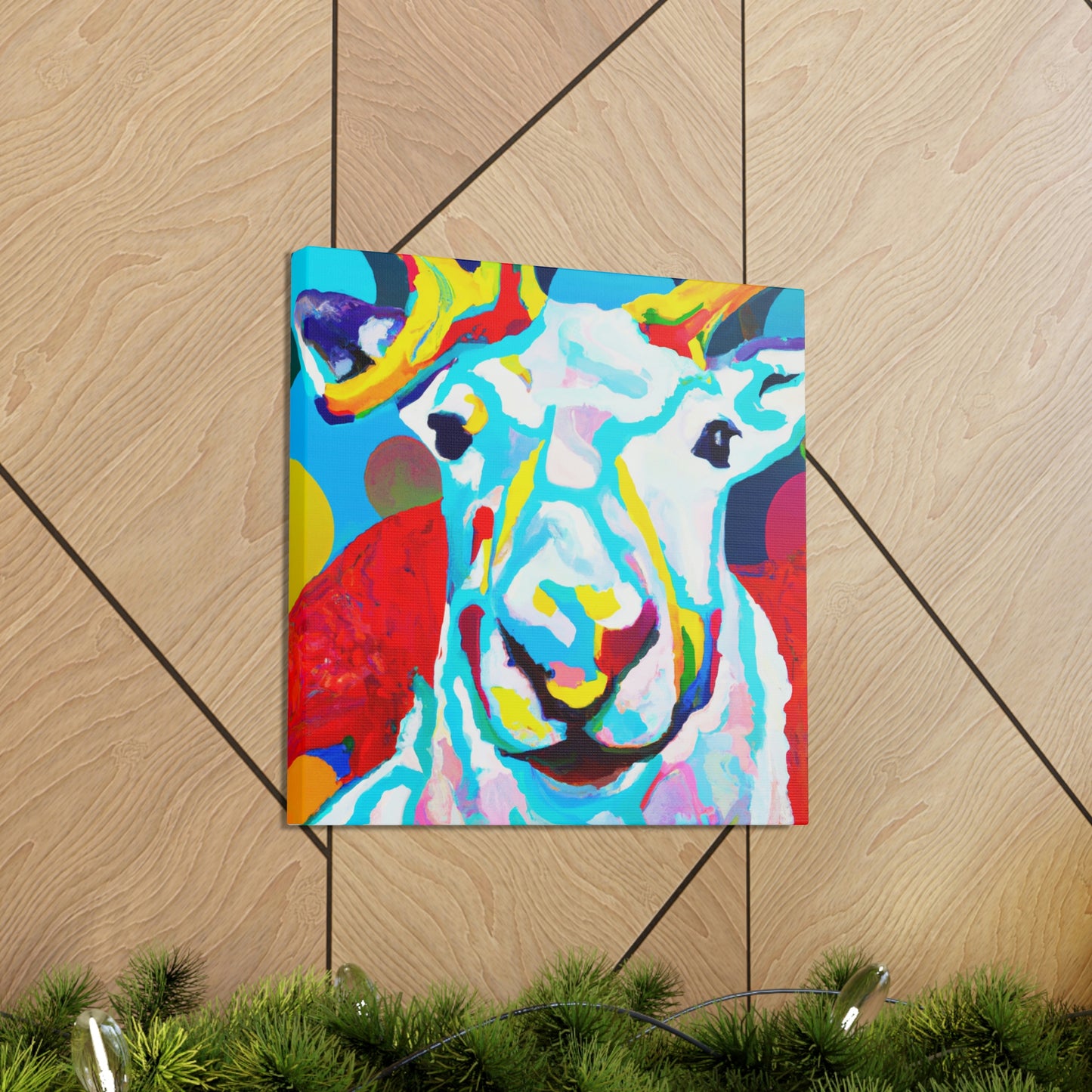 "Reindeer Pop Artistry" - Canvas