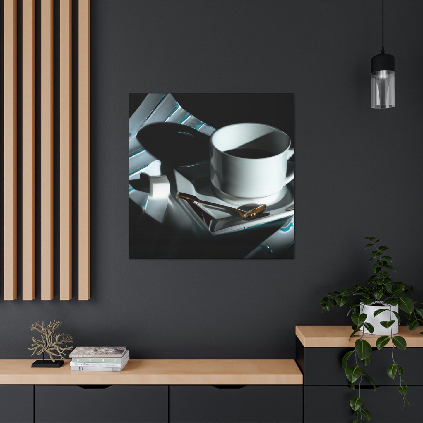 Coffee Cup Bohemian Dreams - Canvas