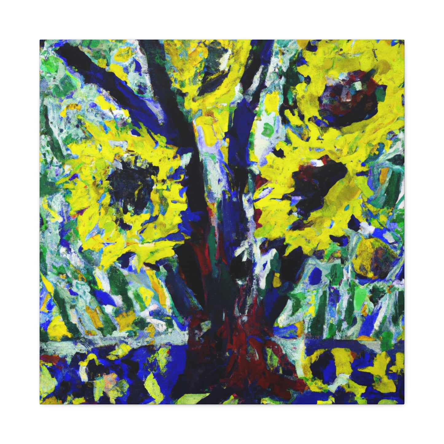 Sunflower in Abstraction - Canvas