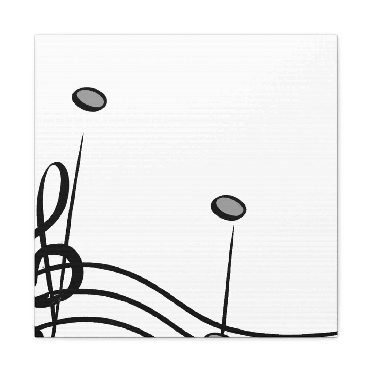 "Music of Minimalism" - Canvas