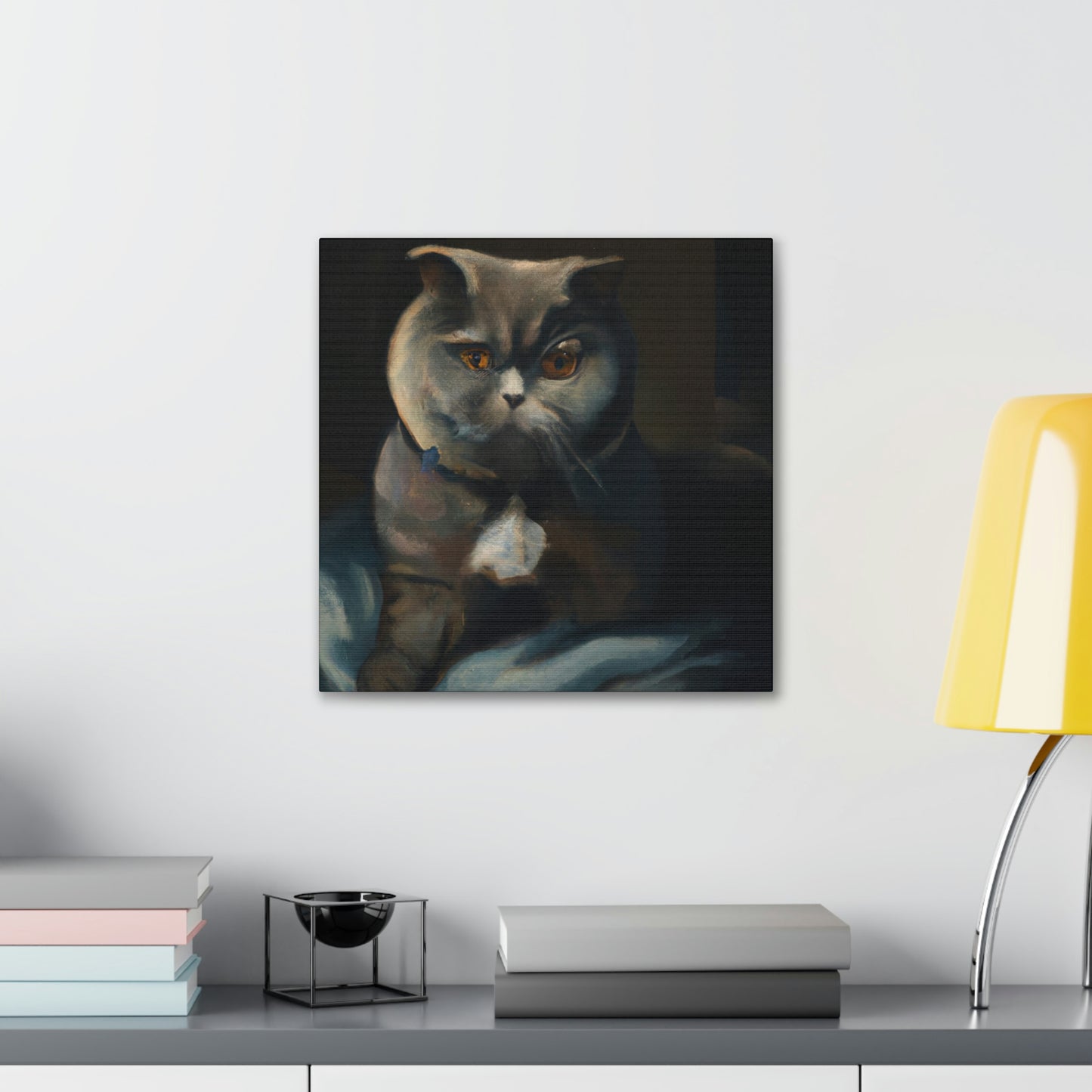 "Feline Impressionism Bliss" - Canvas