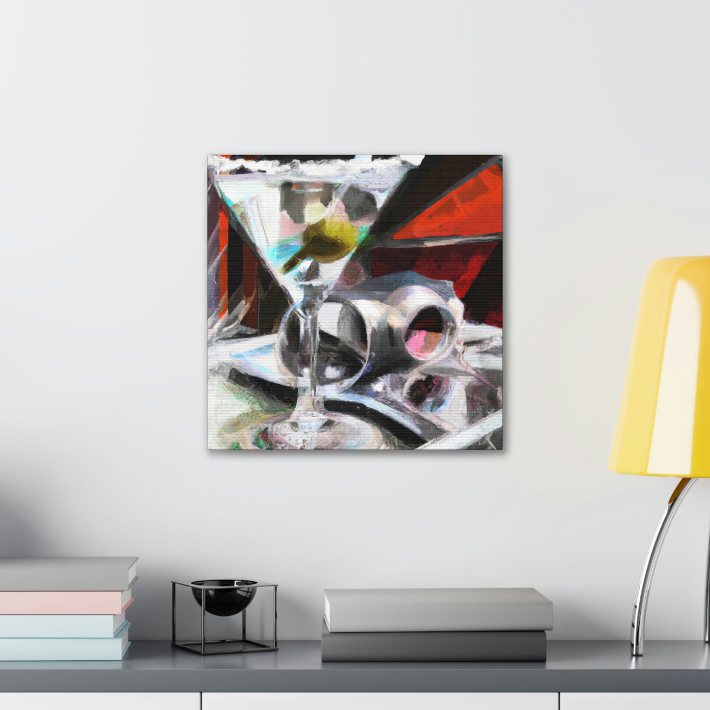 Martini Vibrant Reflection - Canvas