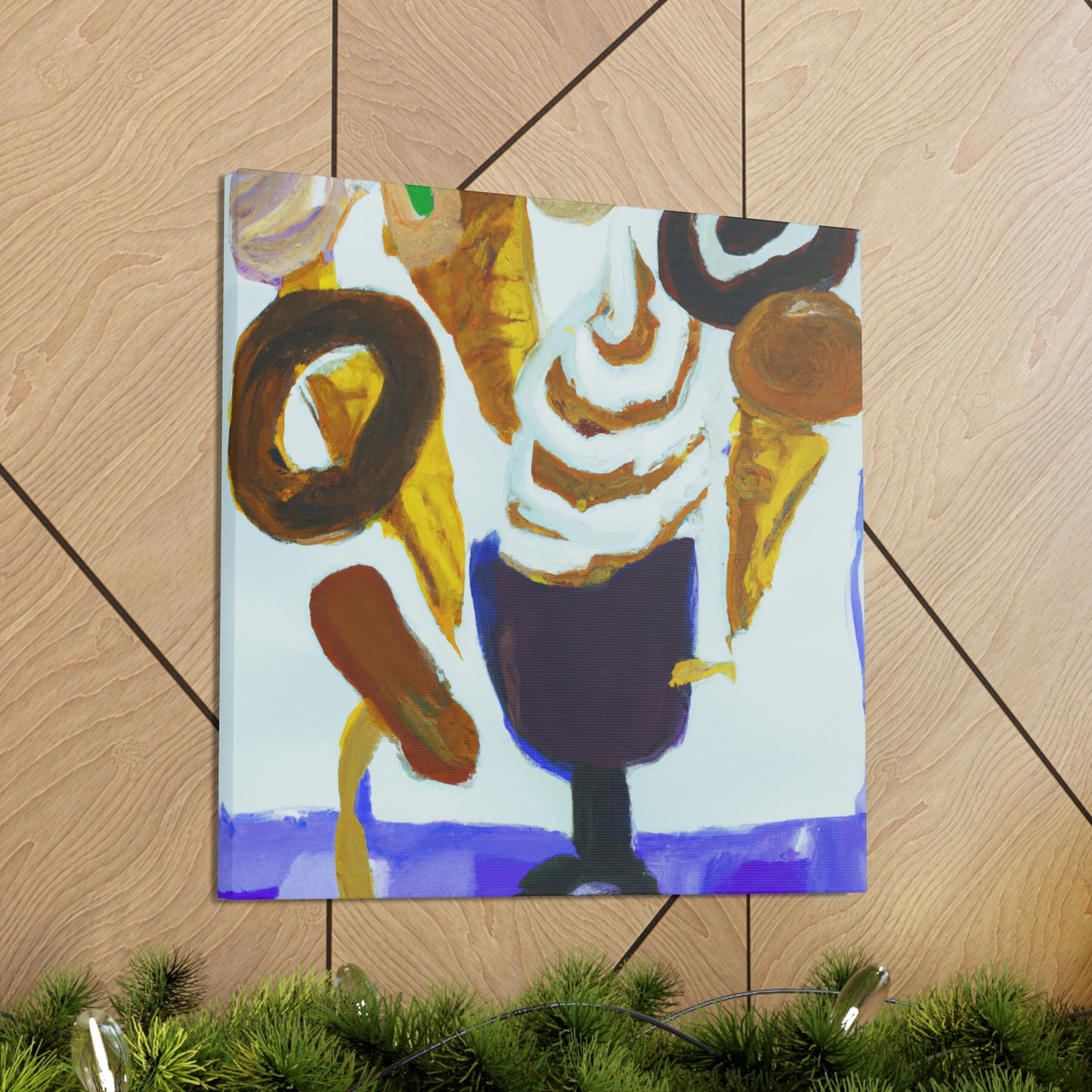 "Ice Cream Fantasia" - Canvas