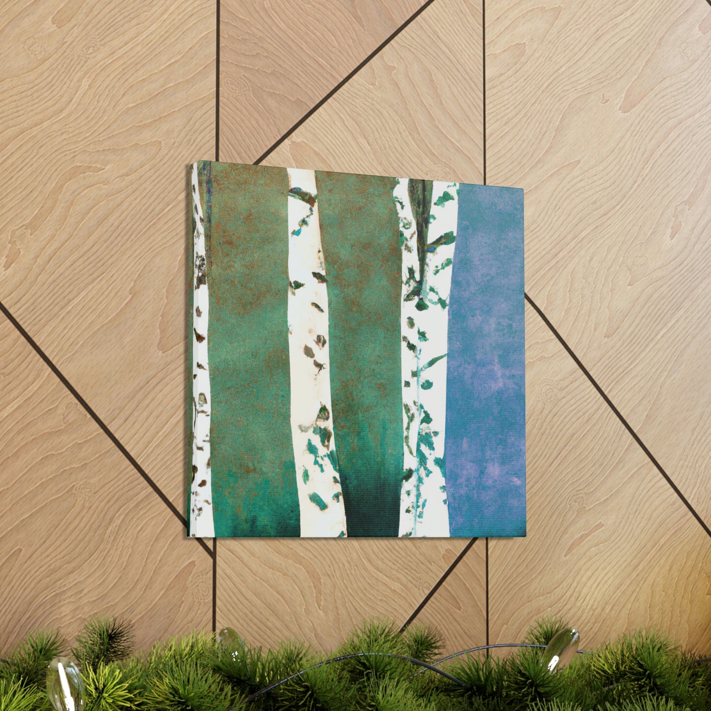 Birch Trees in Bloom - Canvas