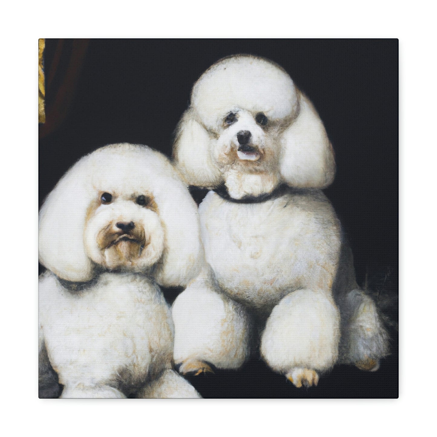 "Bichon Frise Luxury Dream" - Canvas