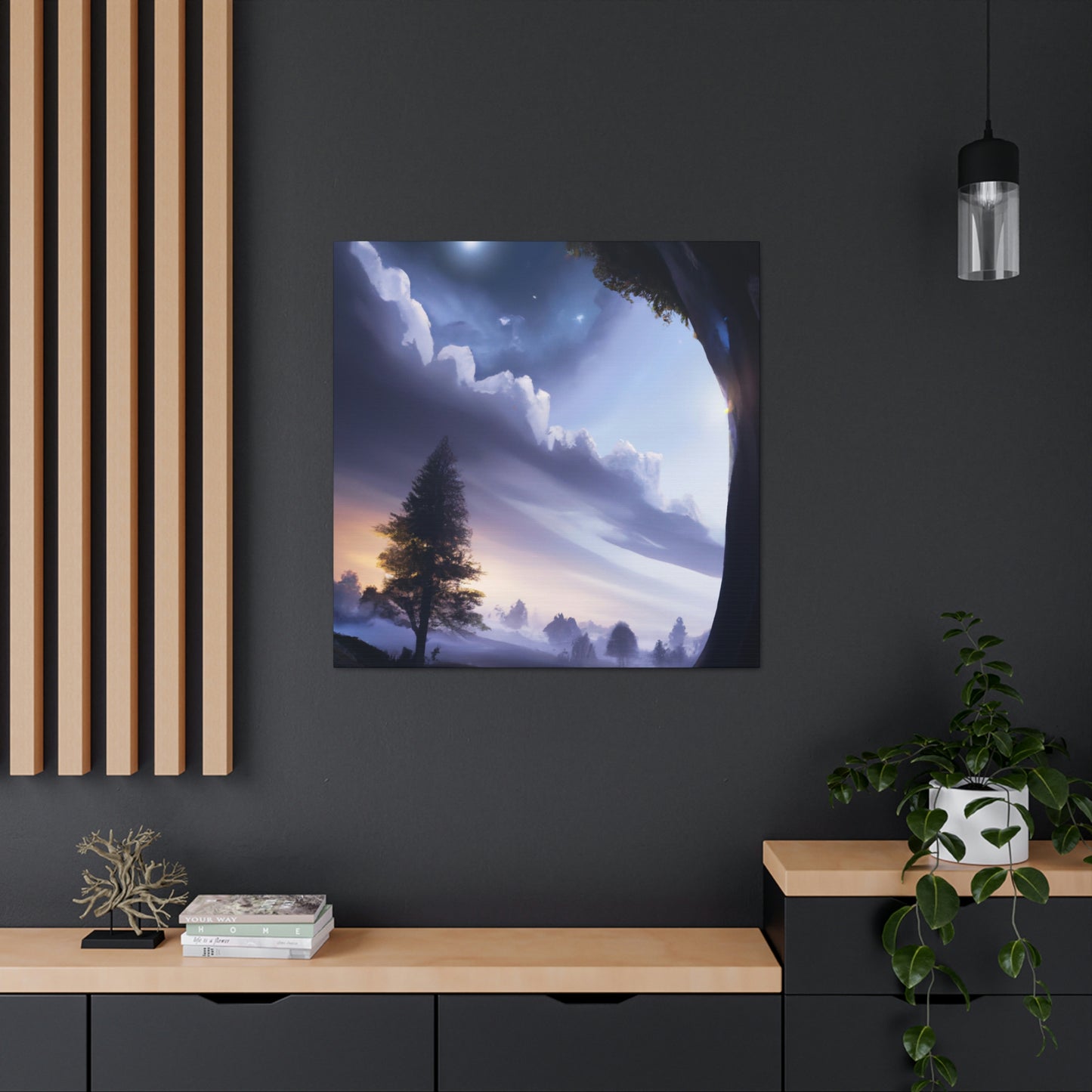 Layered Tranquil Dreamscapes - Canvas