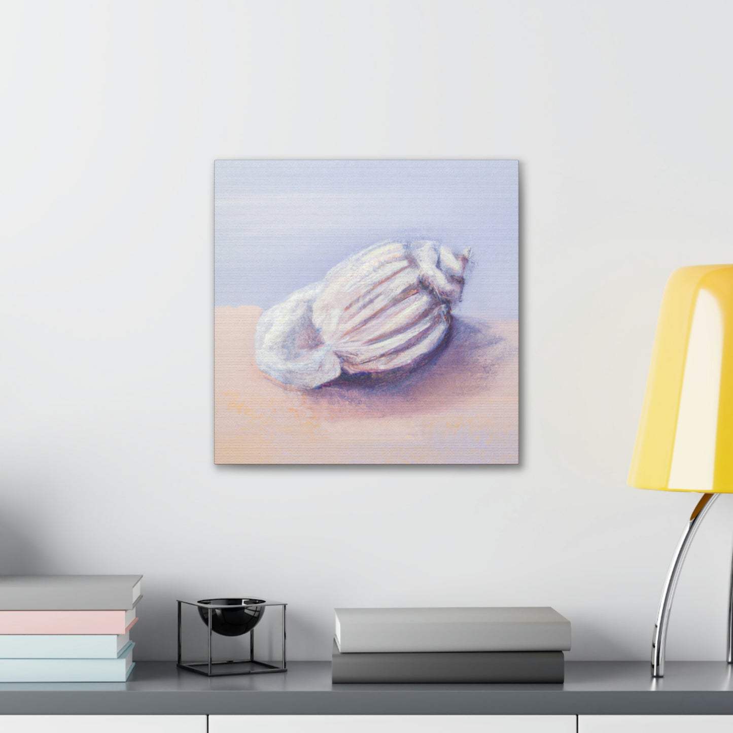 "Seashell in Moonlight" - Canvas