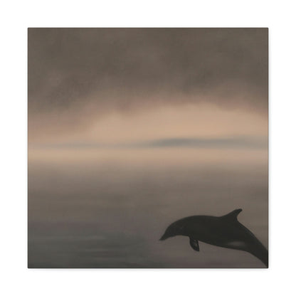 Dolphins in Neoclassicism - Canvas