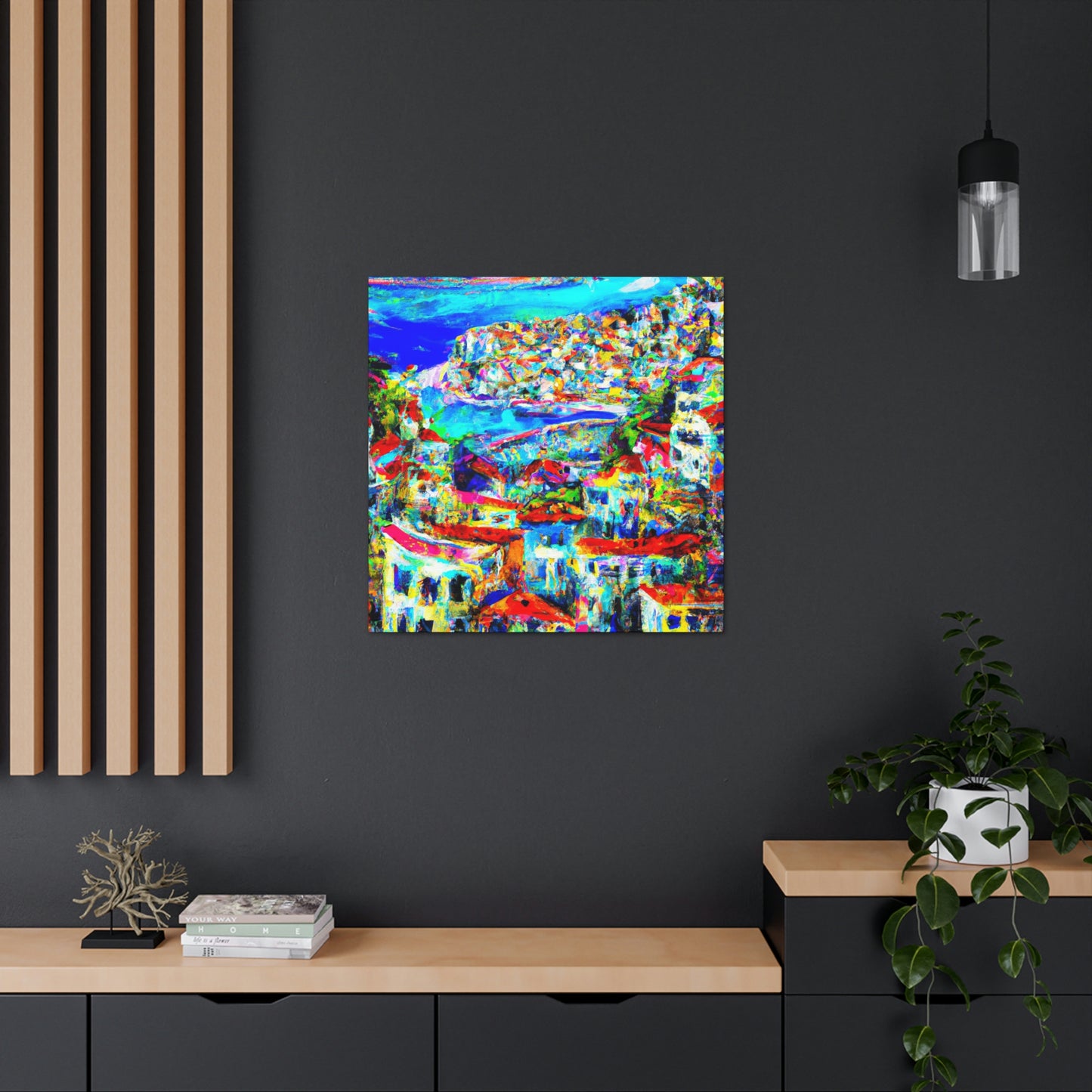 Moody Mediterranean Sea - Canvas