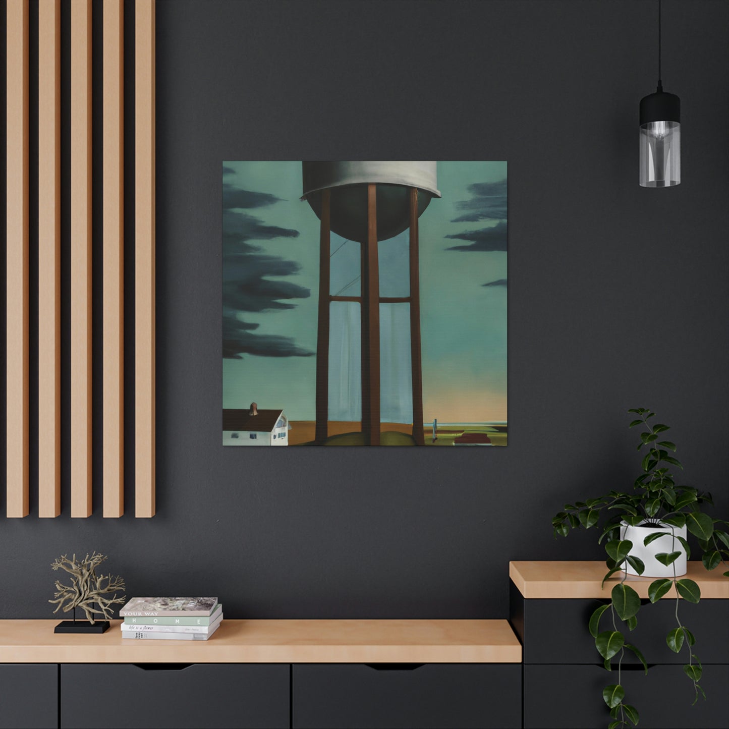 "Towering Water Surrealism" - Canvas