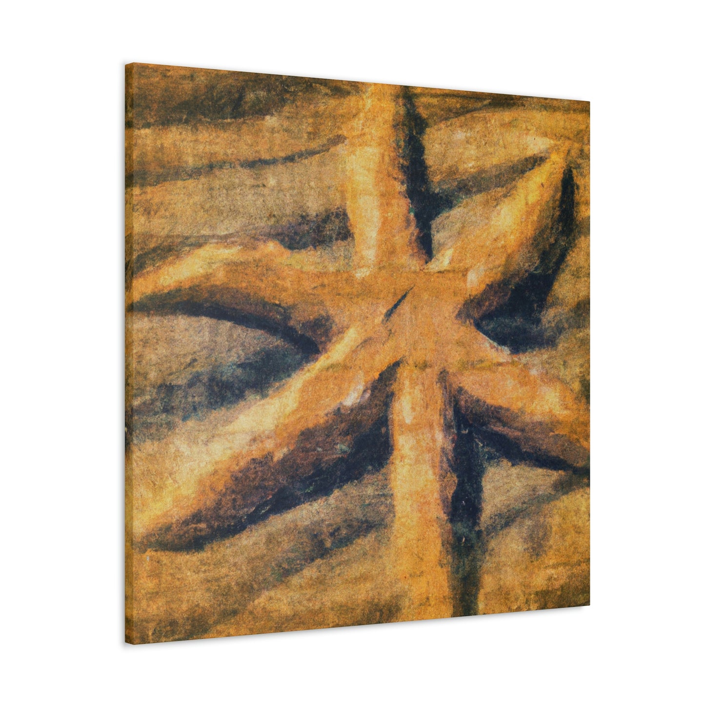 "Starfish Shimmer Shine" - Canvas