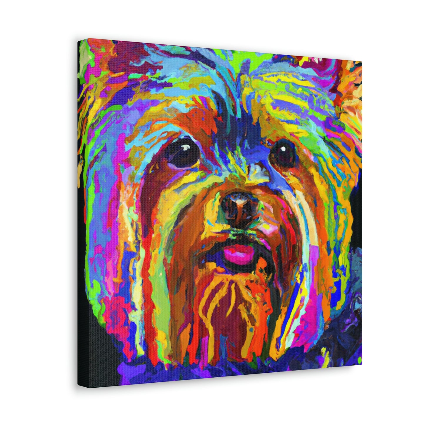 "Yorkshire Terrier Fauvism" - Canvas